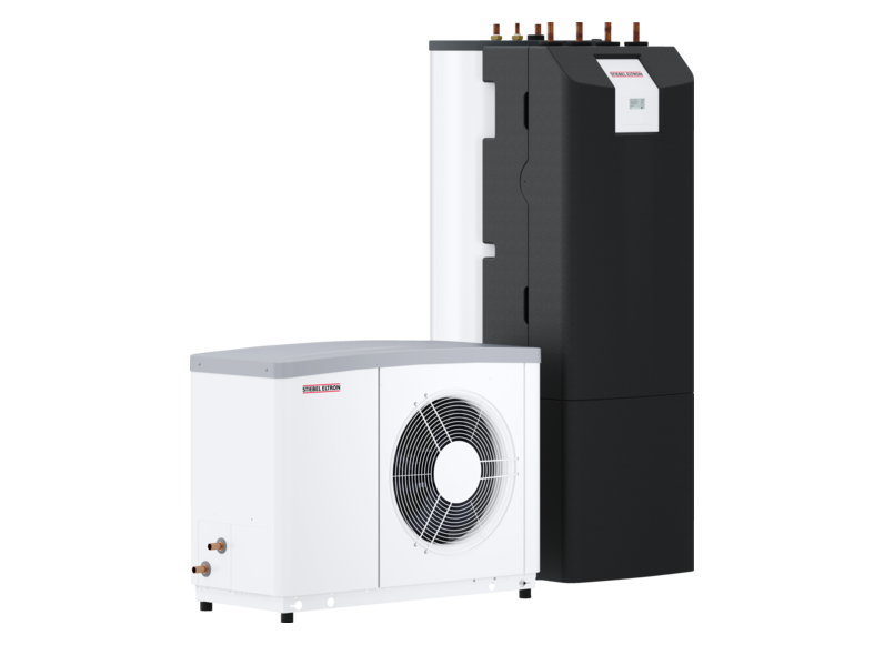 STIEBEL ELTRON Lucht-water-warmtepompen WPL 17 ACS classic compact plus set 1.1