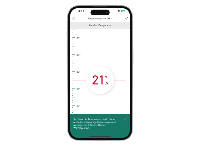 STIEBEL ELTRON Regeling/energiemanagement MyStiebel-App iOS