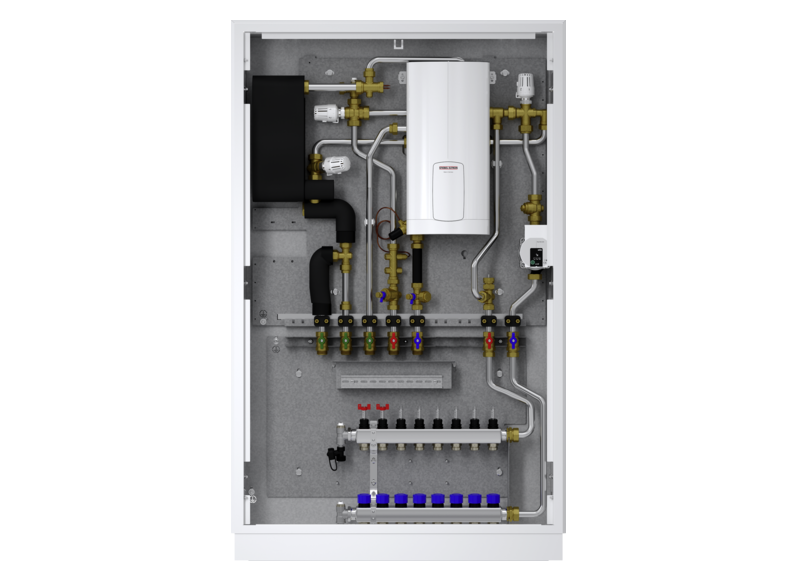 STIEBEL ELTRON Afleverset drinkwater en verwarming met elektrische naverwarming WS-DUO-T Premium S