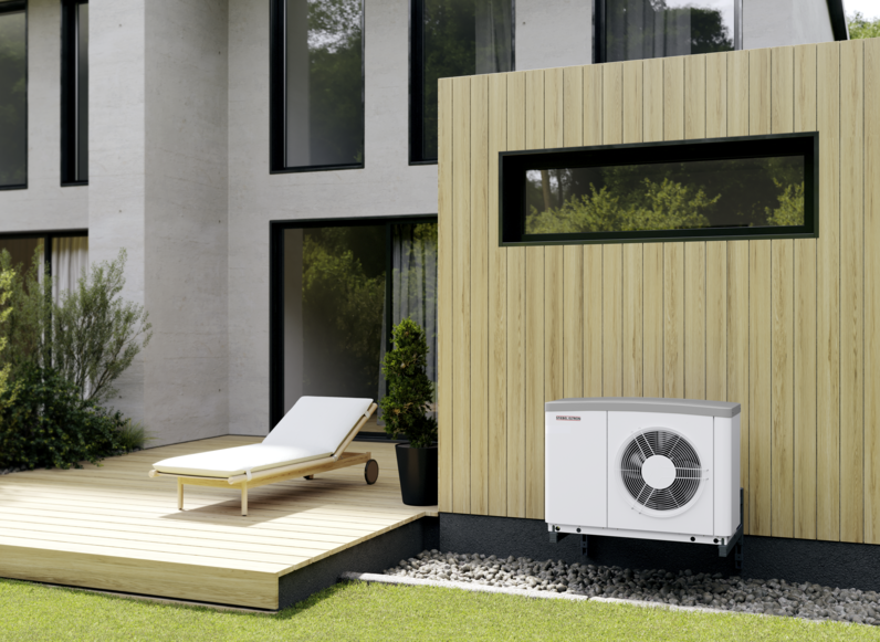 STIEBEL ELTRON Lucht-water-warmtepompen WPL 13 ACS classic compact plus Set 1.1